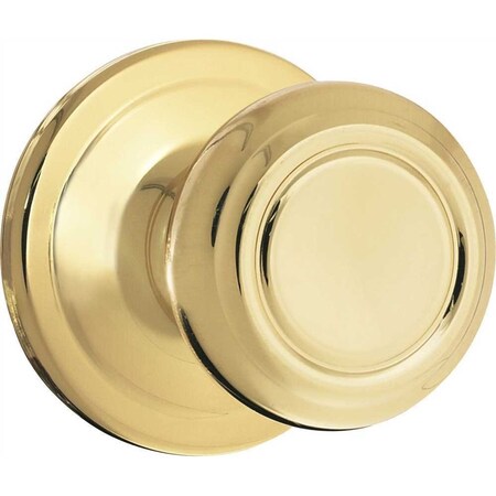 Kwikset CAMERON PASSAGE LOCKSET POLISHED BRASS 720CN 3 6AL RCS